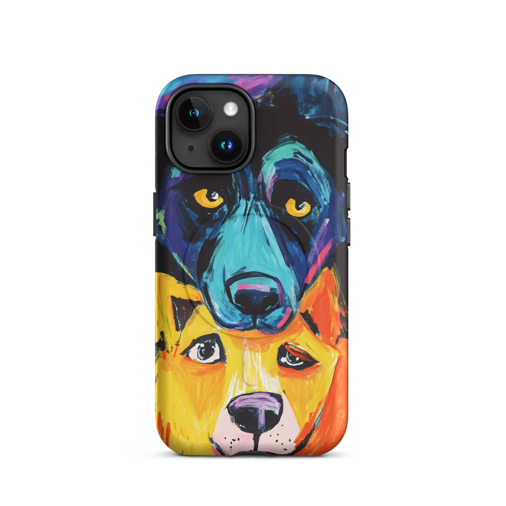 Vibrant Companions: An Expression of Canine Spirit