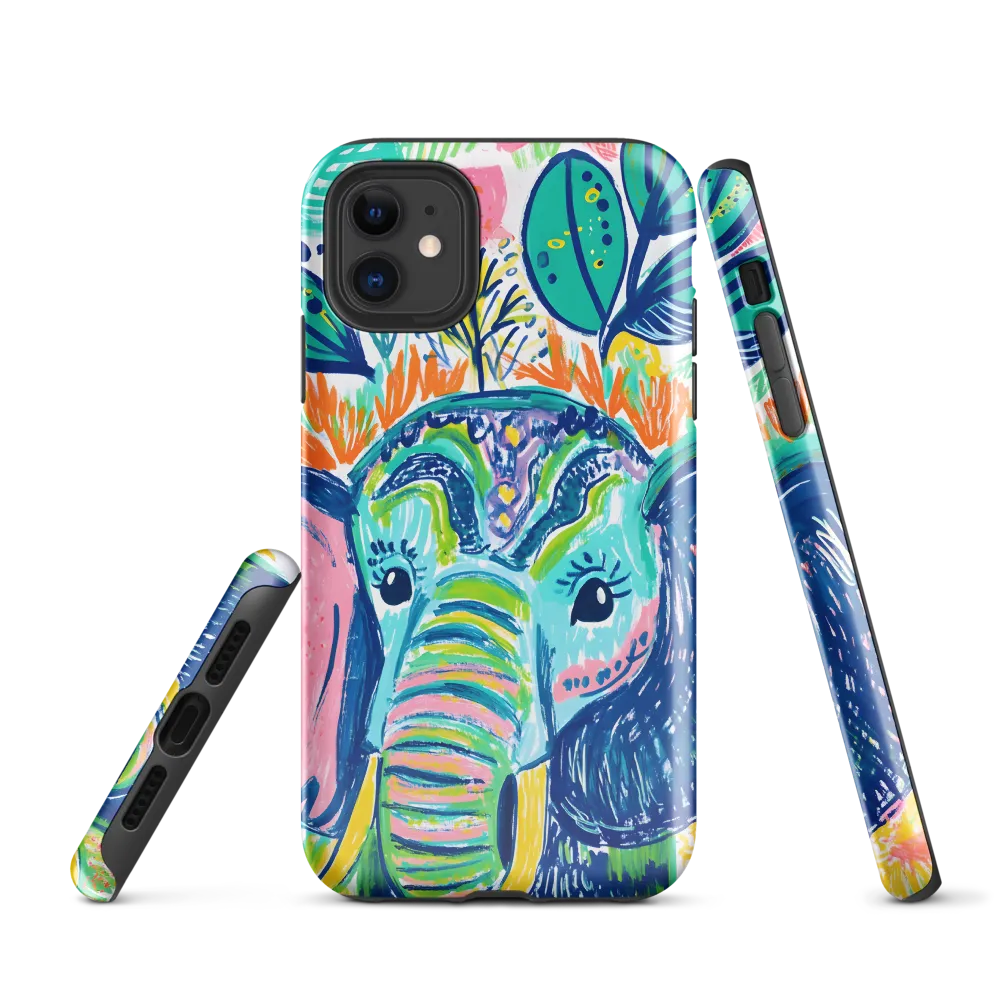 Whimsical Elephant Portrait