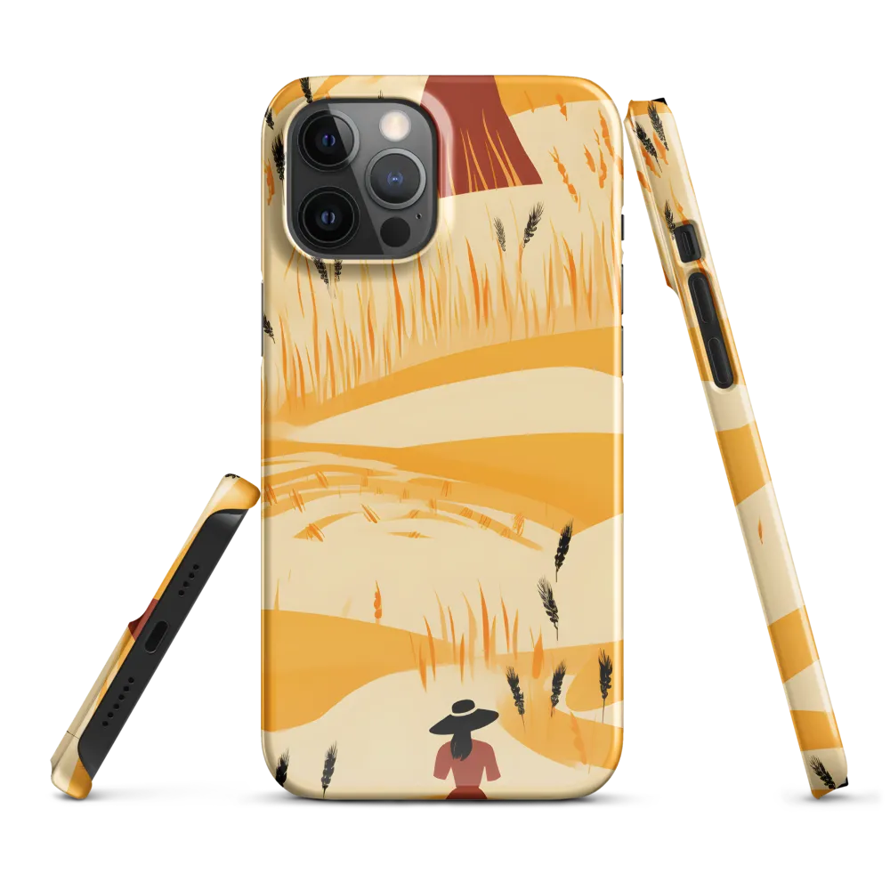 Embracing the Fields: A Floral Journey | Phone Case |  12 Pro Max | Snap Case | Glossy