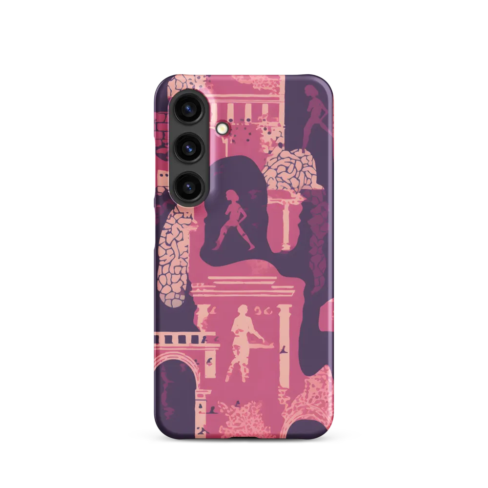Whimsical Interplay of Figures and Architecture
