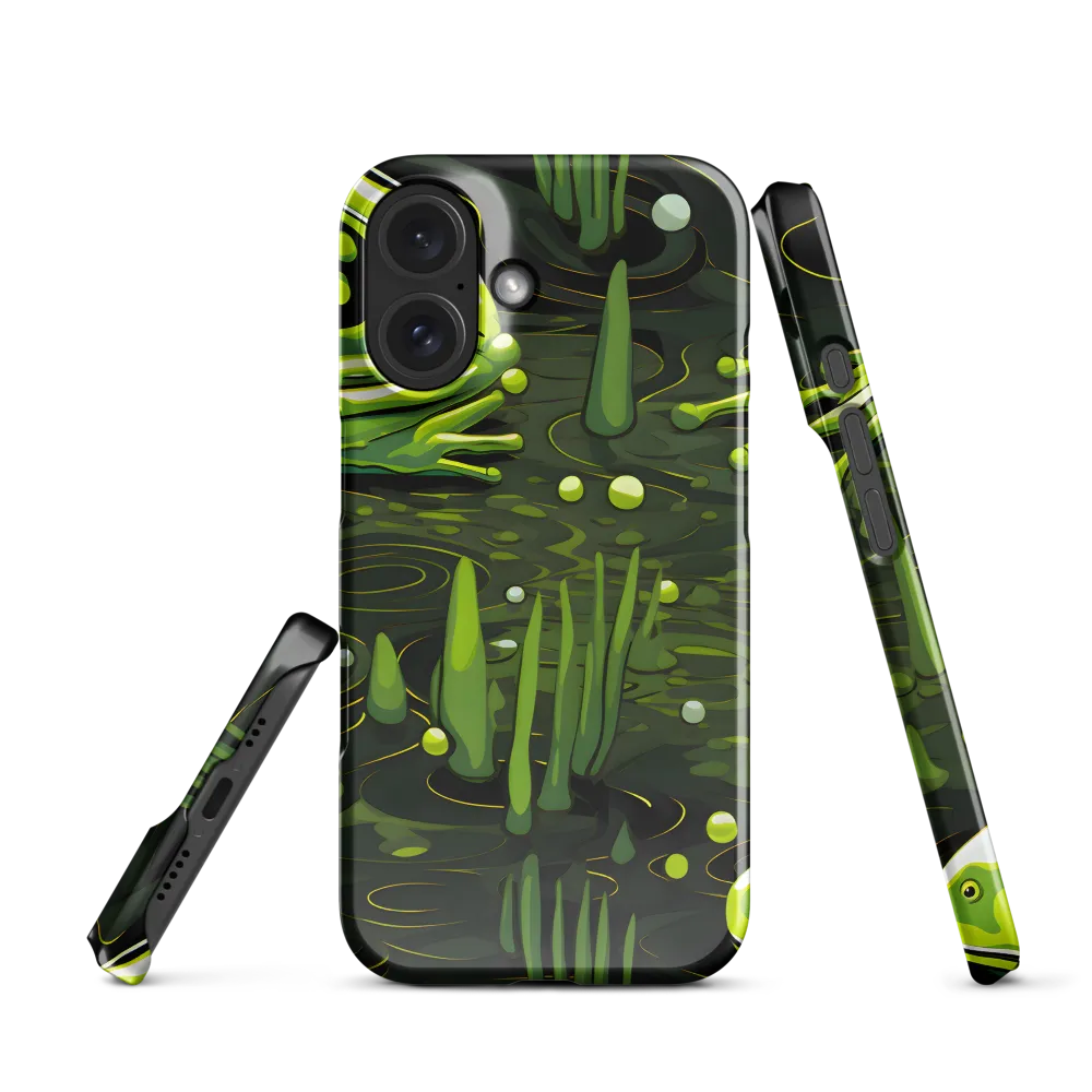 Green Harmony: Life Beneath the Surface | Phone Case |  16 | Snap Case | Glossy