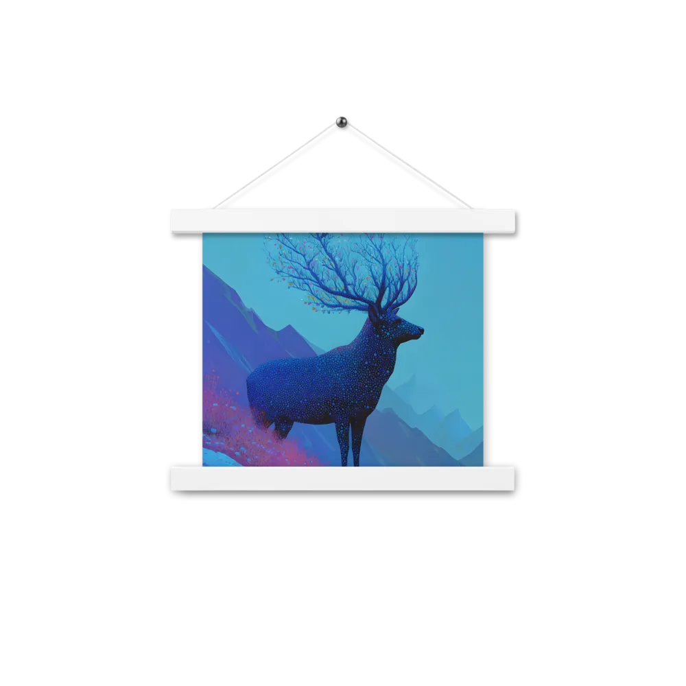 Ethereal Harmony | Poster With White Wood Hanger | 10″×10″