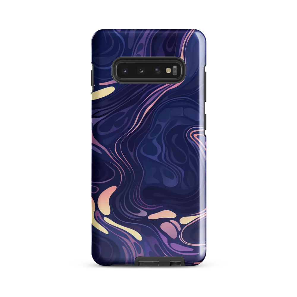 Serene Waves of Color | Phone Case |  S10 Plus | Tough Case | Glossy