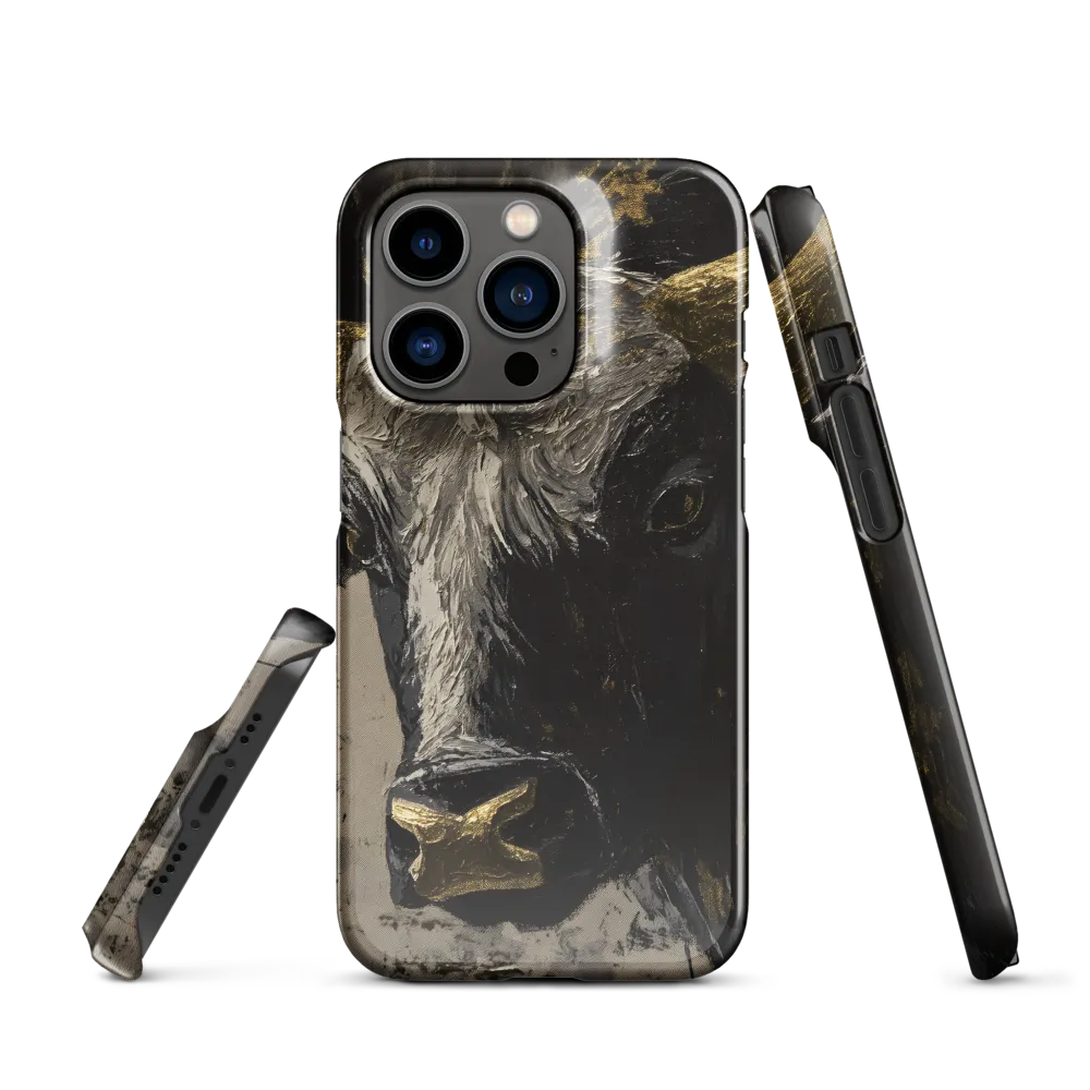 Majestic Bull: The Power in Black and Gold