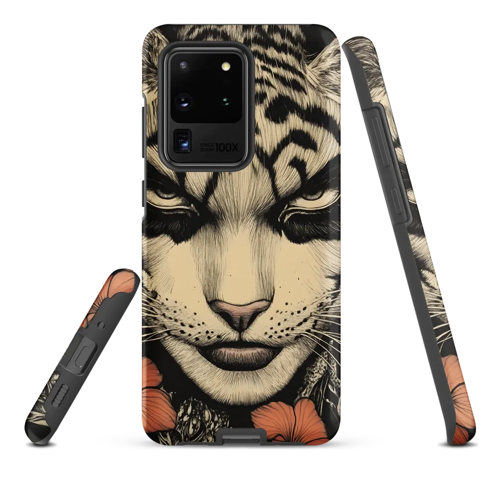 Feline Majesty: The Human-Leopard Connection | Phone Case |  S20 Ultra | Tough Case | Matte