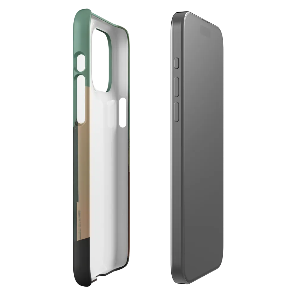Urban Nostalgia: A Retro Cityscape | Phone Case |  15 Pro Max | Snap Case | Matte