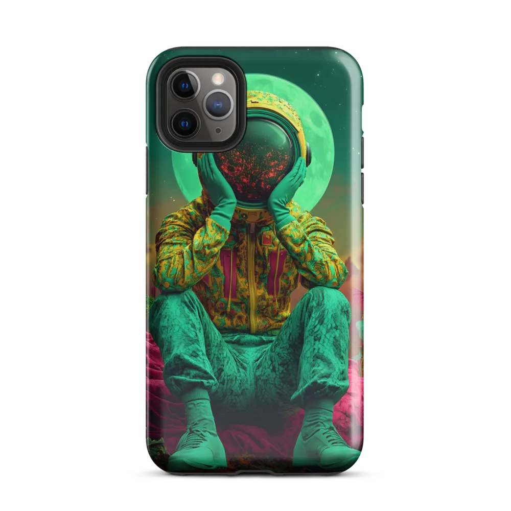 Cosmic Reflection: An Astronaut's Journey | Phone Case |  11 Pro Max | Tough Case | Glossy