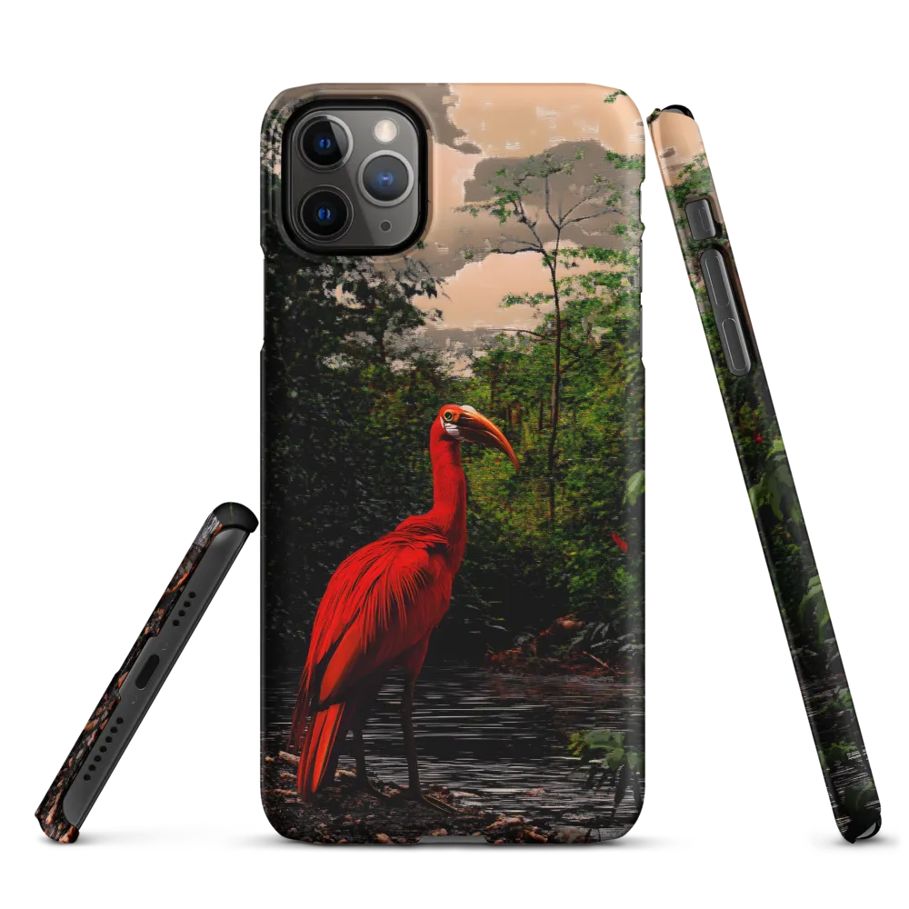 Enigmatic Elegance: The Scarlet Observer