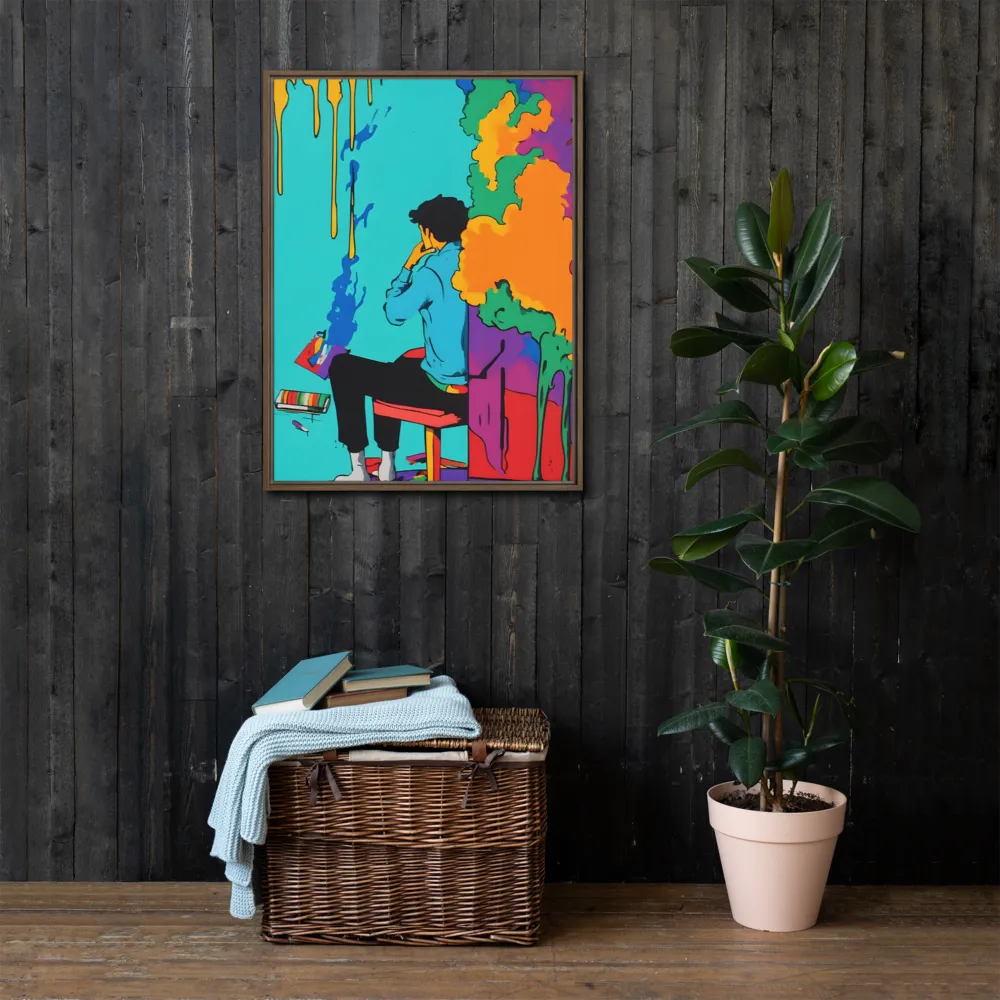The Artist Within | Canvas with Brown Frame | 24″×32″