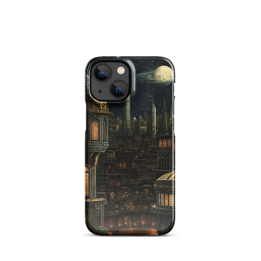 Celestial Enigma: A Surreal Cityscape