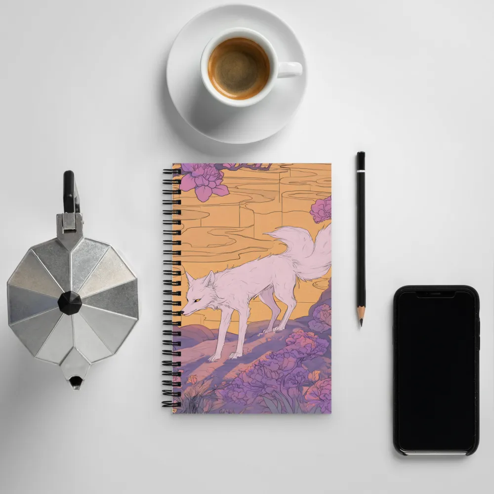 Whispers of the Violet Dawn | Spiral Notebook