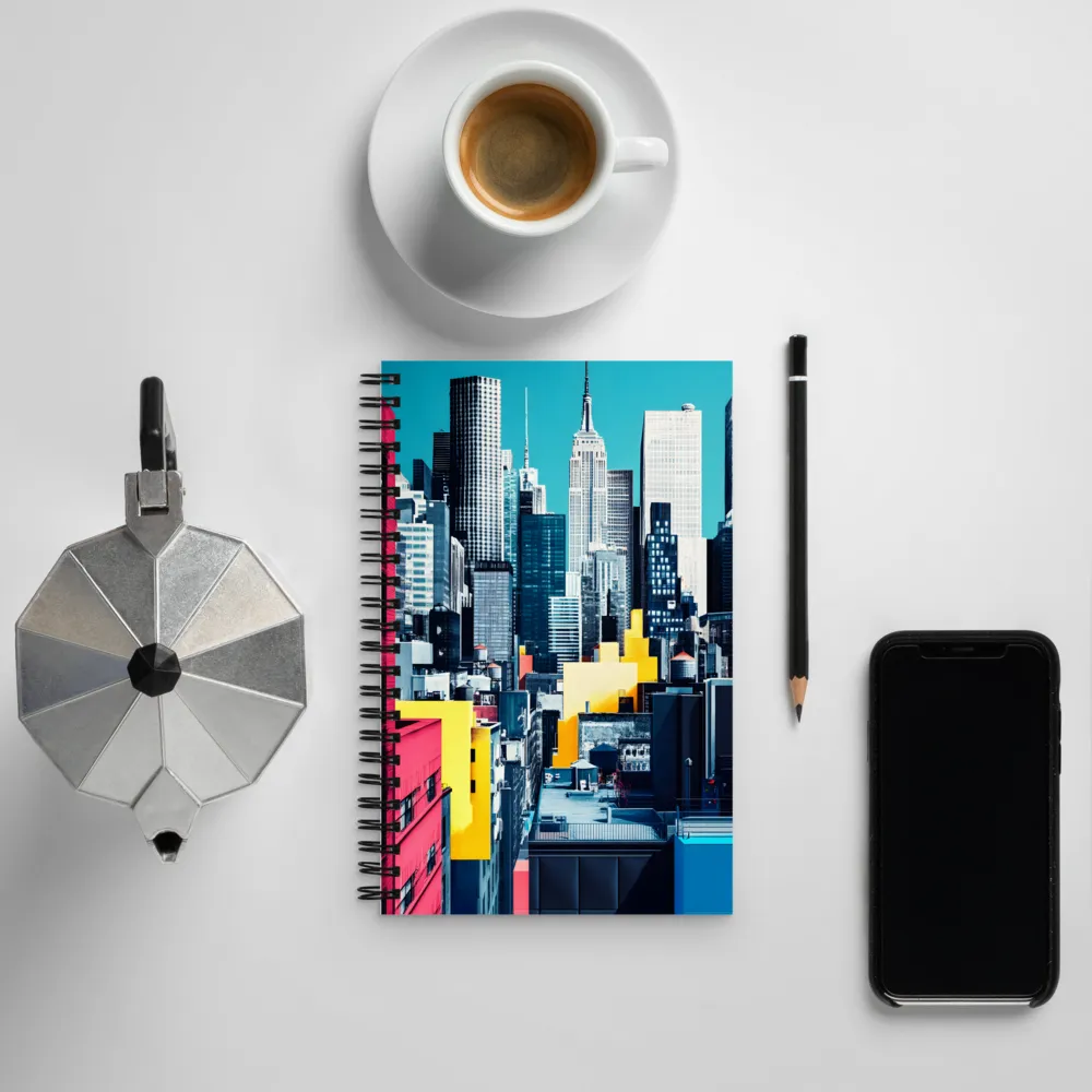 Urban Symphony in Color | Spiral Notebook