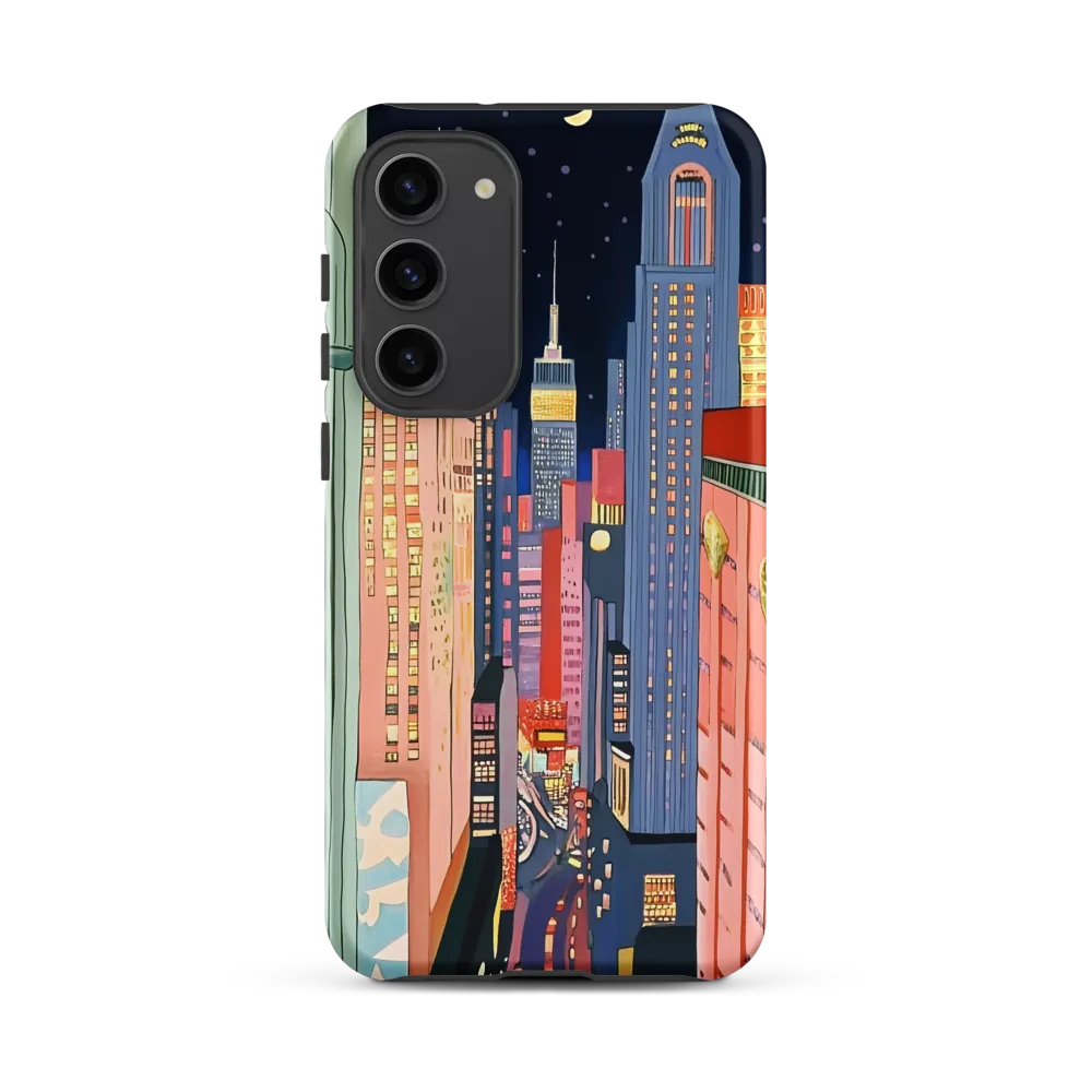 Urban Dreamscape: A Pop Art Night | Phone Case |  S23 Plus | Tough Case | Matte