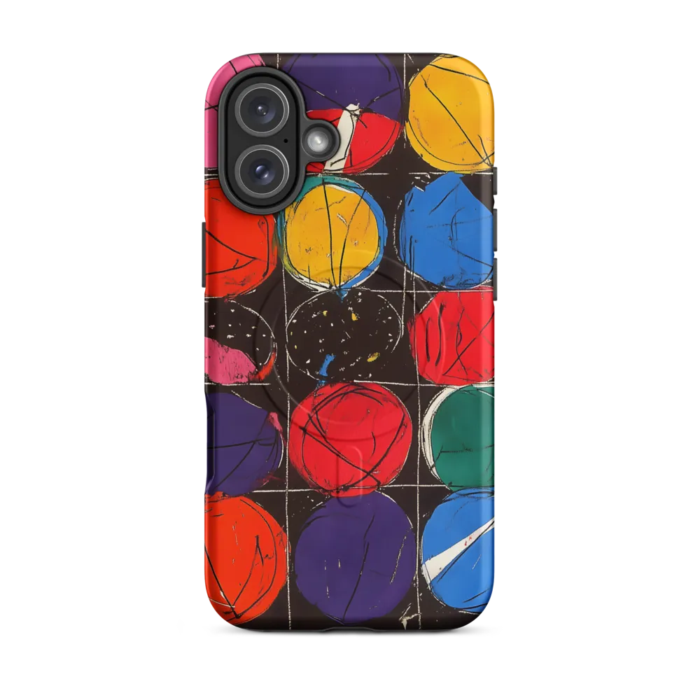 Colorful Circles in Abstract Harmony