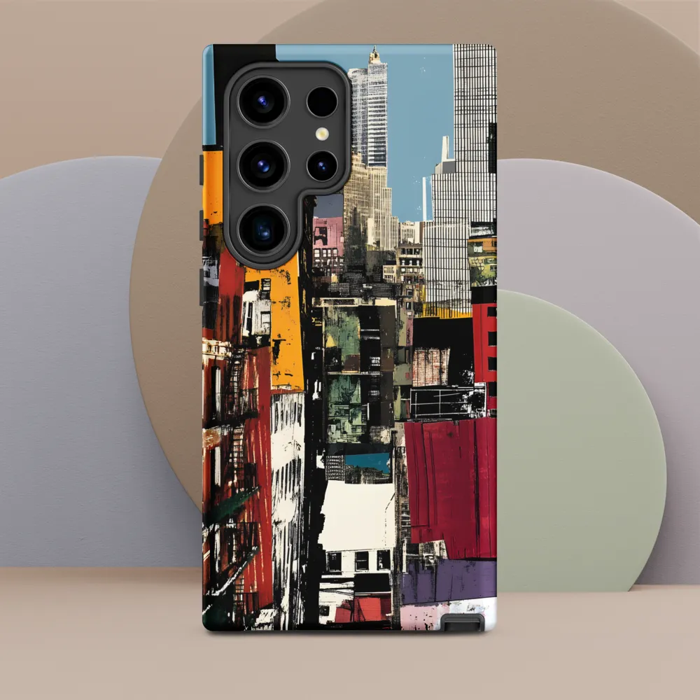 Urban Collage: A Vivid Cityscape