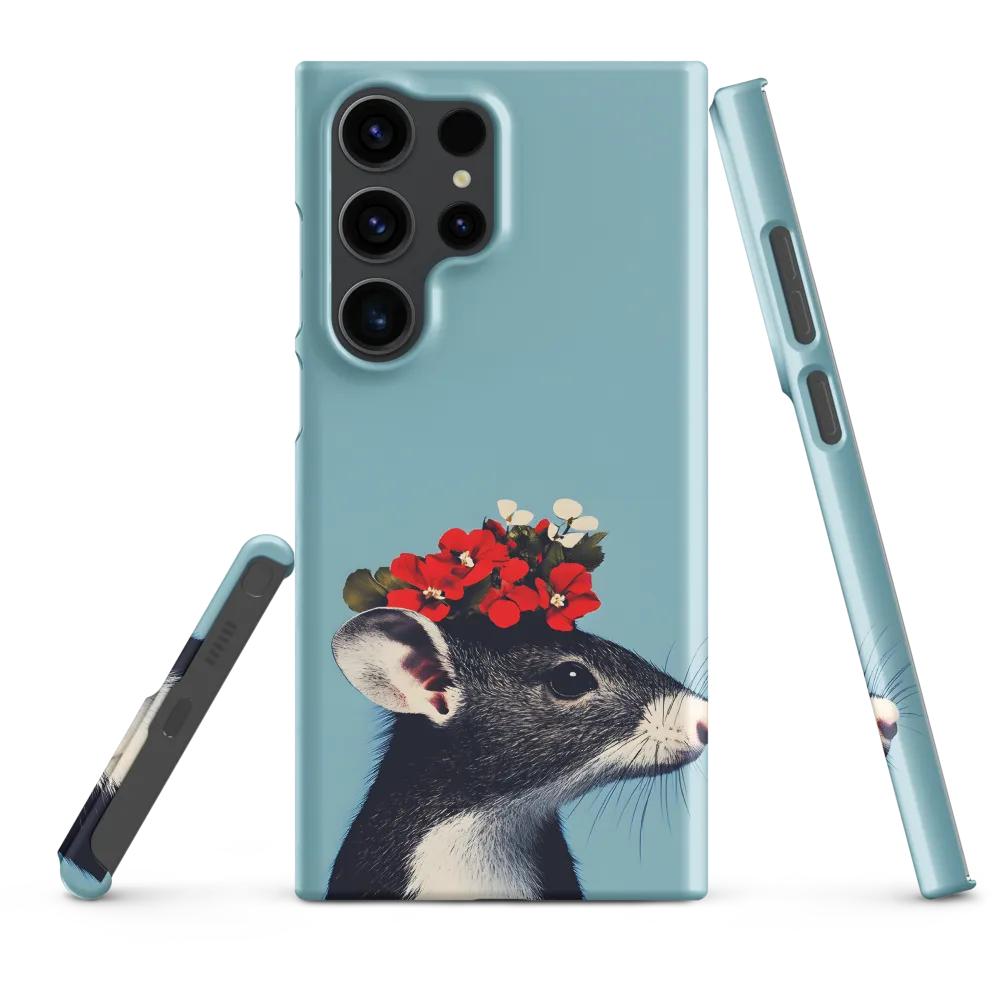 Whimsical Flora: A Mouse's Floral Crown