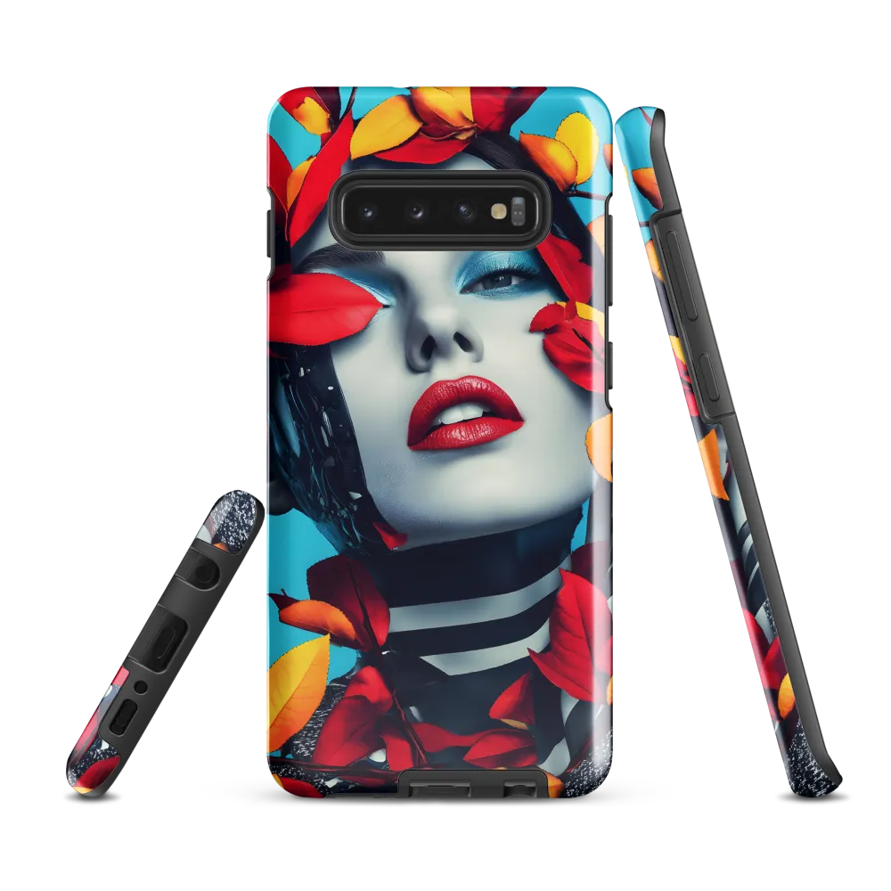 Futuristic Fusion: Nature Meets Technology | Phone Case |  S10 Plus | Tough Case | Glossy