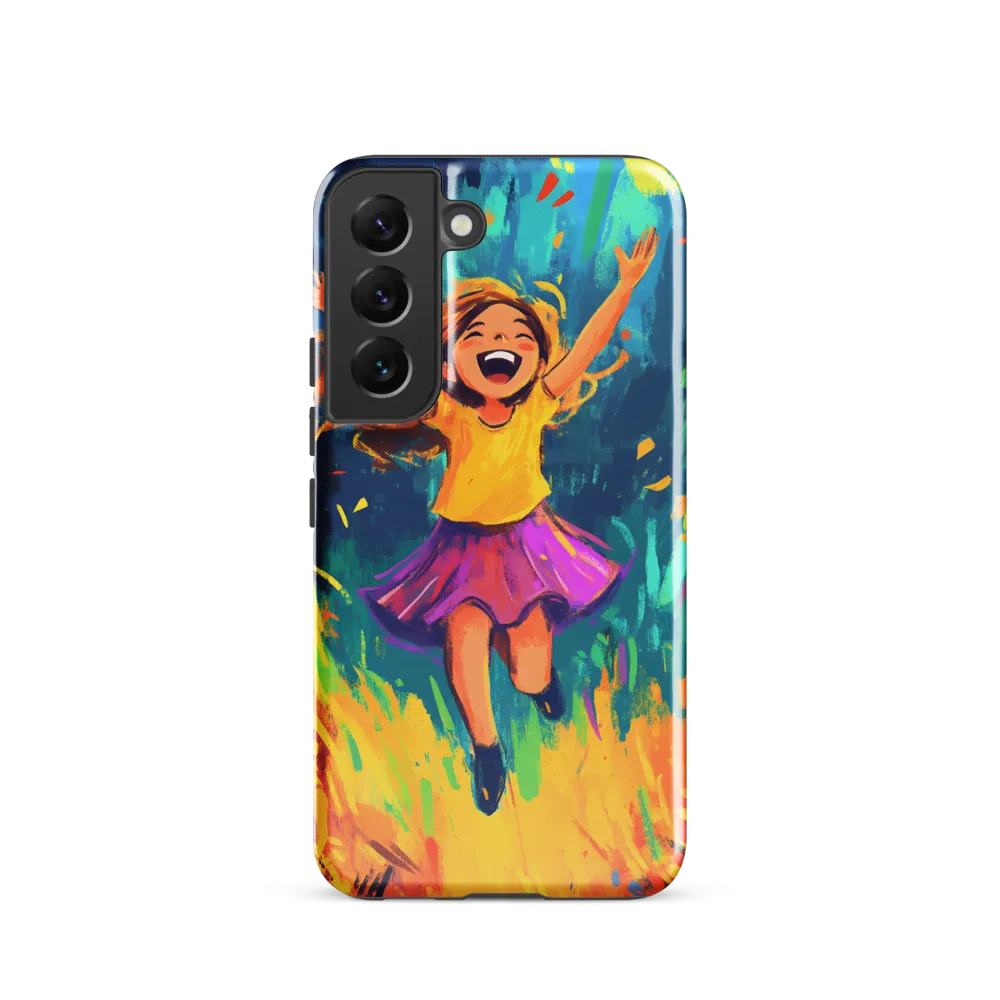 Joyful Escape into Nature | Phone Case |  S22 | Tough Case | Glossy