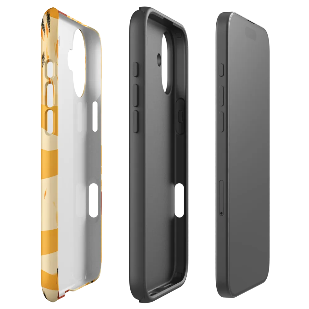Embracing the Fields: A Floral Journey | Phone Case |  16 Plus | Tough Case | Matte