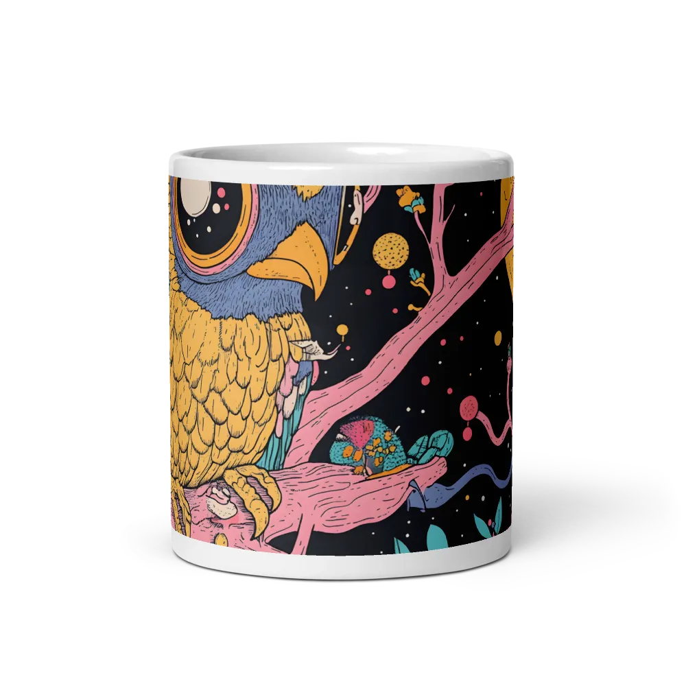 Whimsical Cosmic Owl | Mugs | Multiple Sizes & Colors