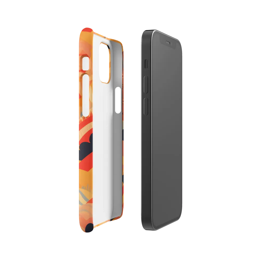 Whispers of the Abstract Horizon | Phone Case |  12 Mini | Snap Case | Matte
