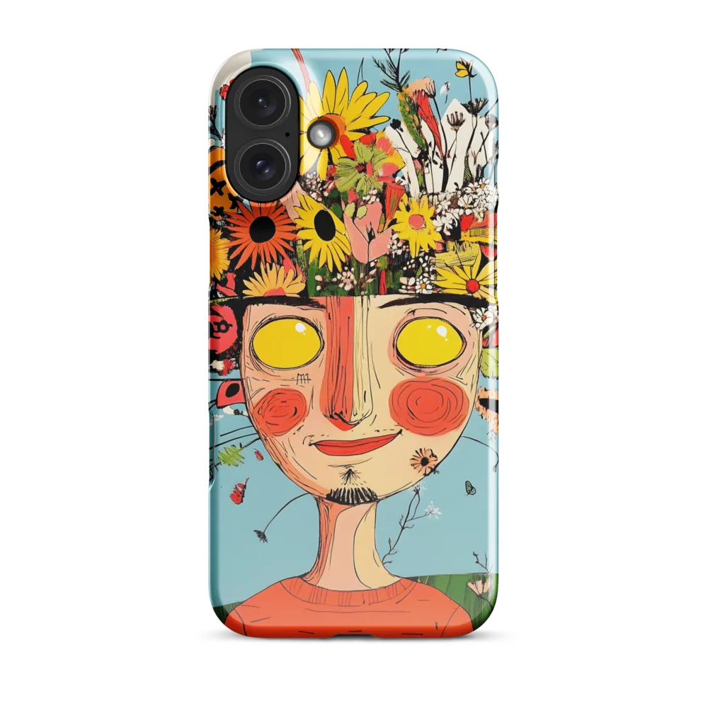 Whimsical Bloom | Phone Case |  16 Plus | Snap Case | Glossy