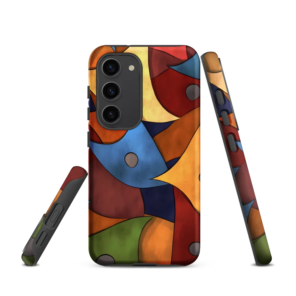 Vibrant Interplay of Shapes
