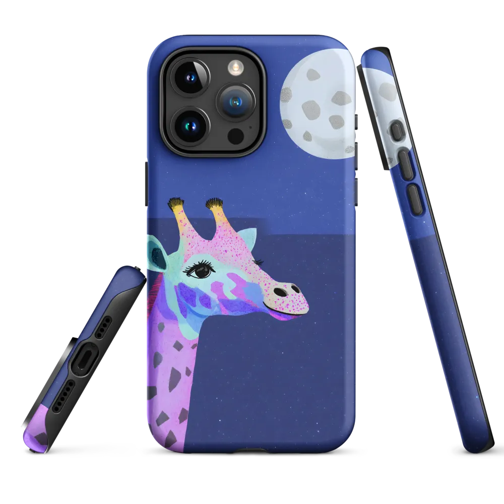 Whimsical Giraffe Under the Stars