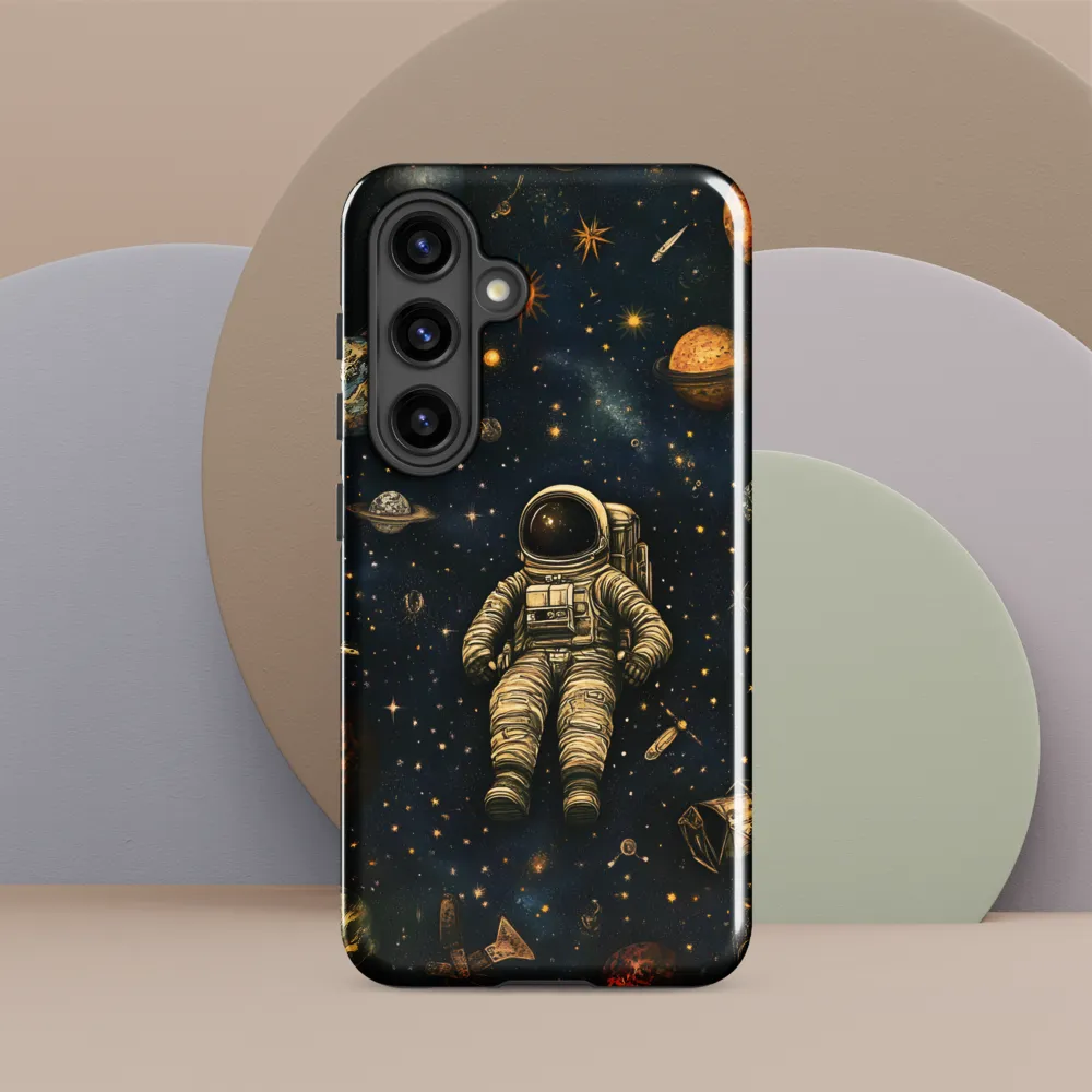 Cosmic Voyage: An Astronaut's Solitude