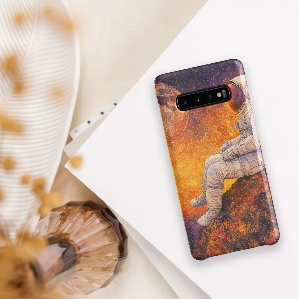 Cosmic Contemplation | Phone Case |  S10 Plus | Snap Case | Matte