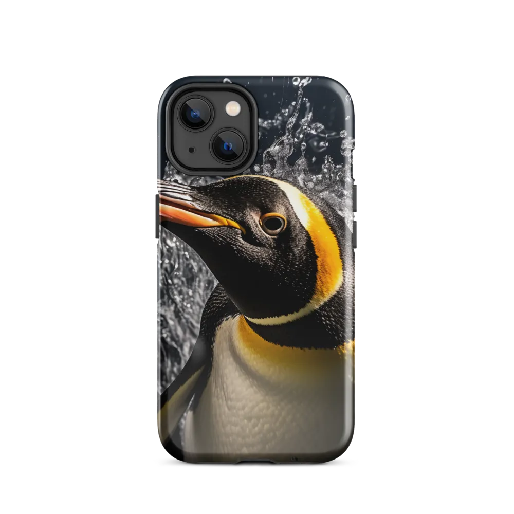 Emerging Majesty: The Penguin in Motion | Phone Case |  14 | Tough Case | Glossy