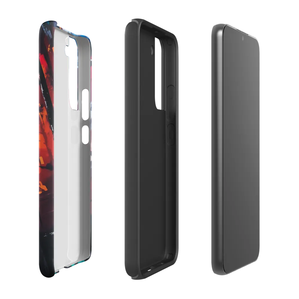 Silhouette in the Urban Abyss | Phone Case |  S22 Plus | Tough Case | Matte