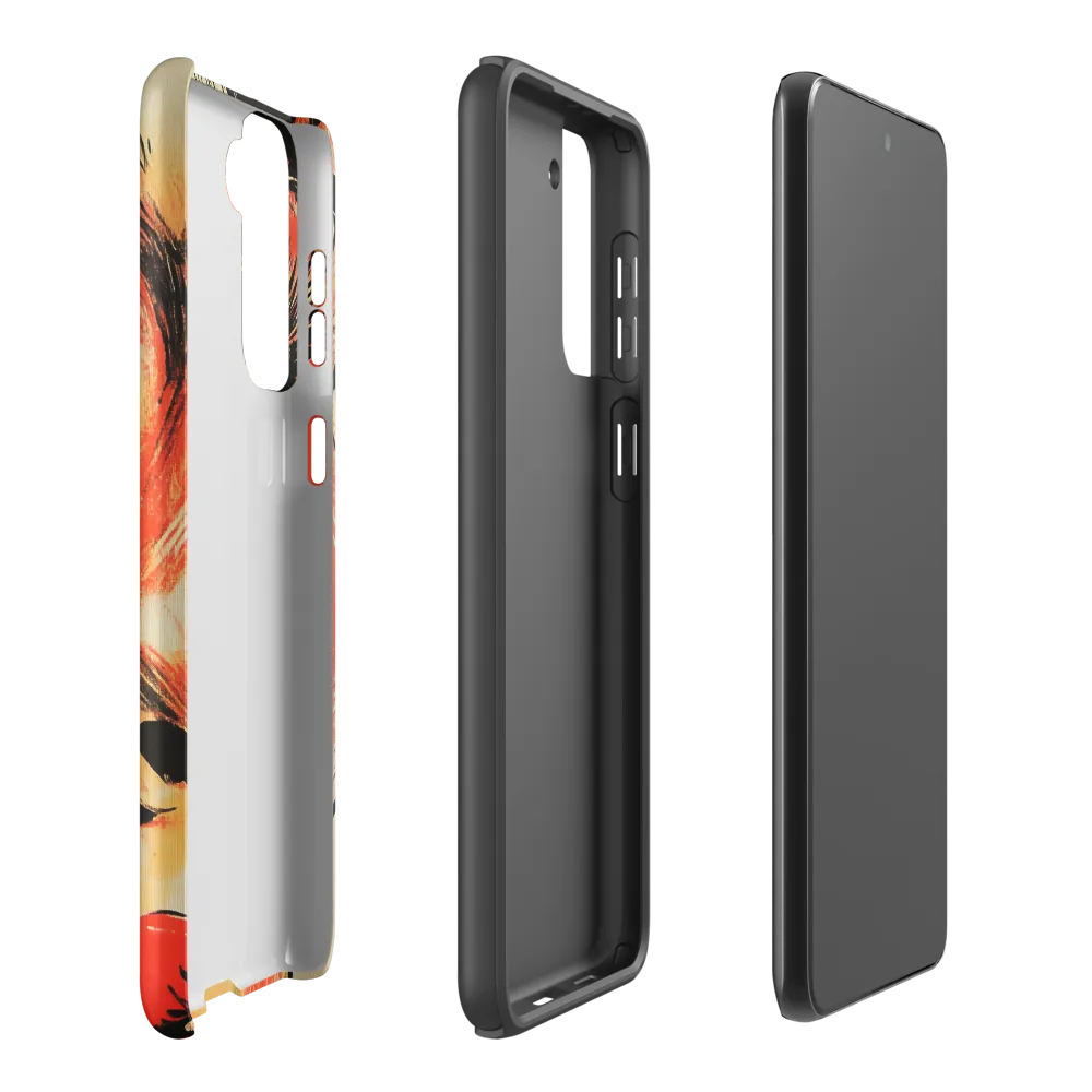 Intense Gaze: A Pop Art Portrait | Phone Case |  S21 Plus | Tough Case | Matte
