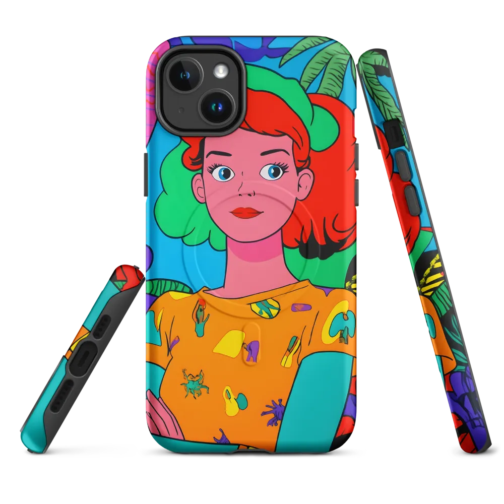 Tropical Vibes: A Playful Portrait