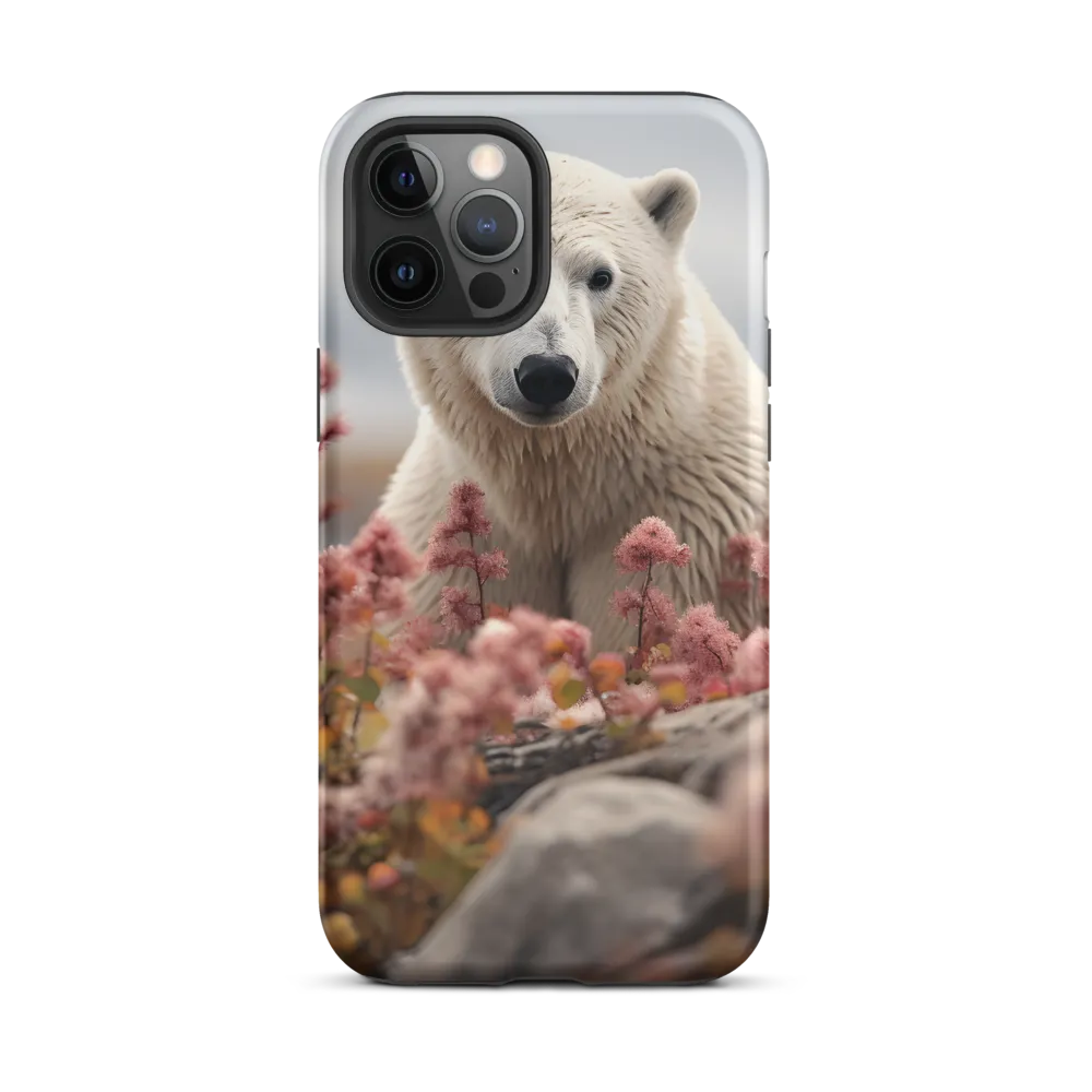 Curiosity Among Blooms: The Polar Bear