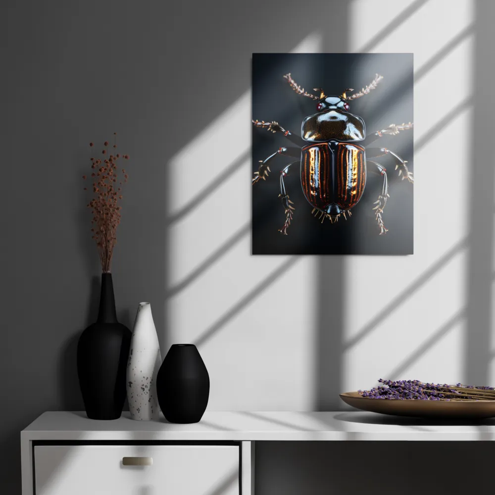 Luminous Insect Majesty | Metal Print | 16″×20″
