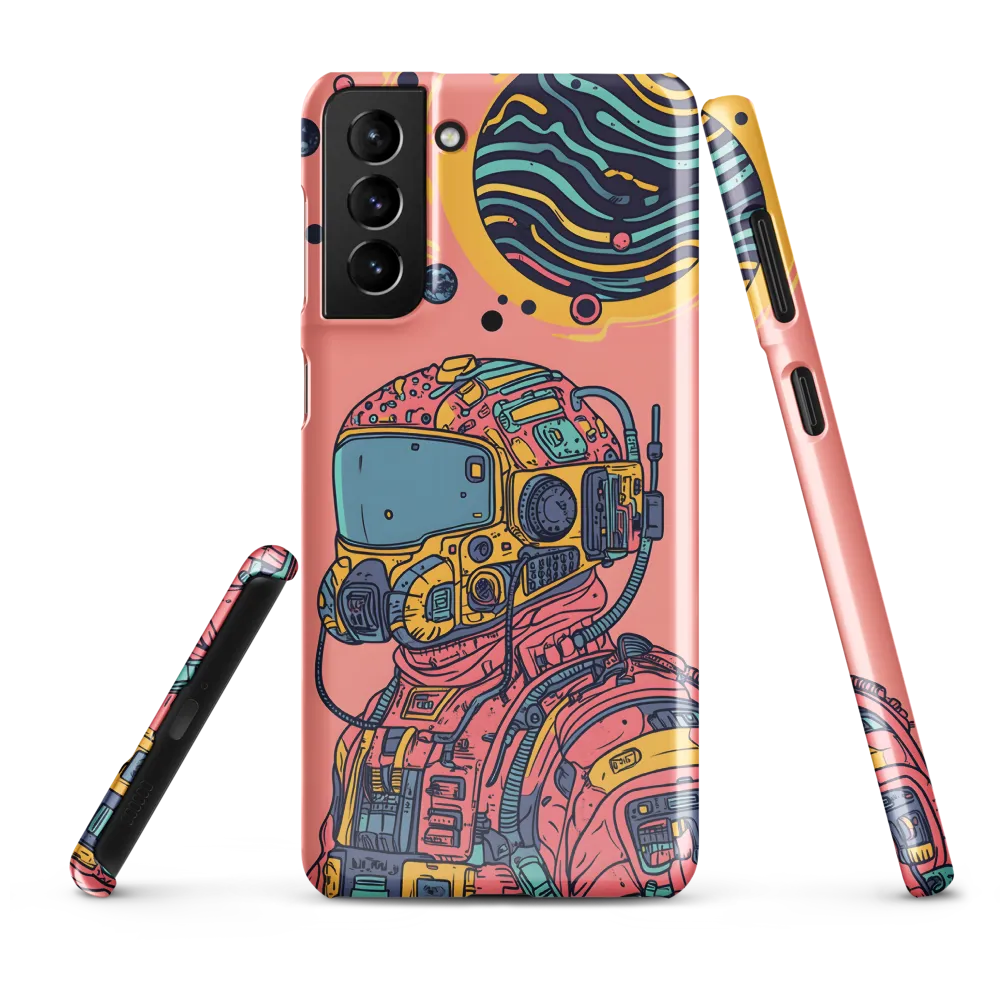 Exploration Beyond: A Digital Astronaut | Phone Case |  S21 Plus | Snap Case | Glossy