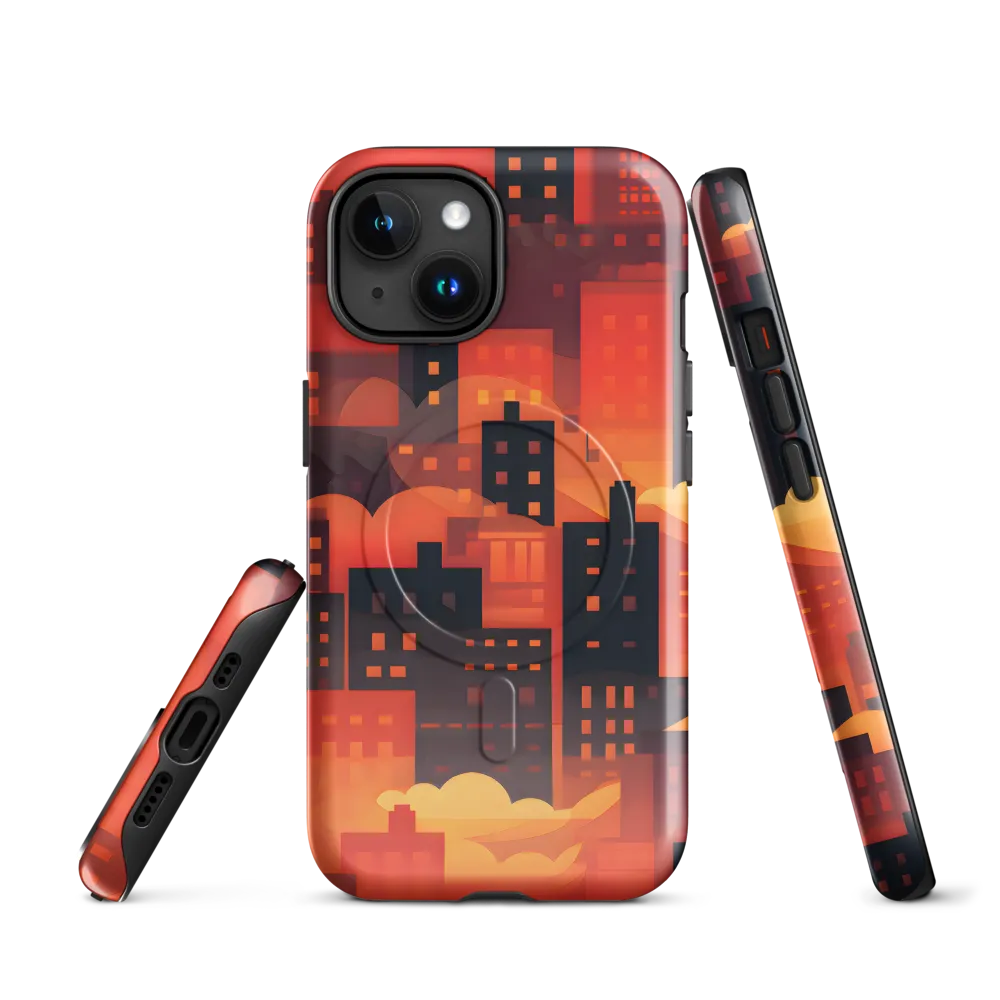 Radiance of the Urban Horizon | Phone Case |  15 | MagSafe® Tough Case | Glossy