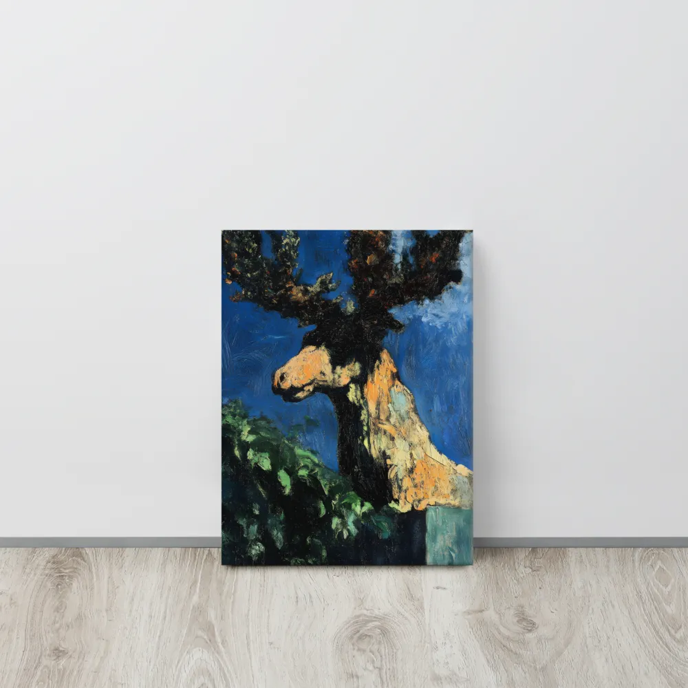 The Majestic Deer in Nature | Canvas | 12″×16″