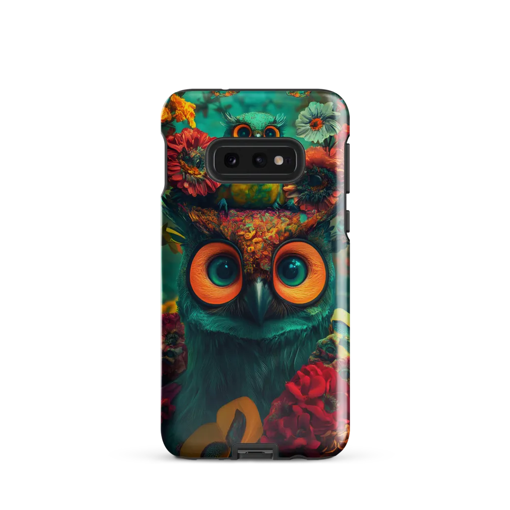 Majestic Harmony: The Floral Owl