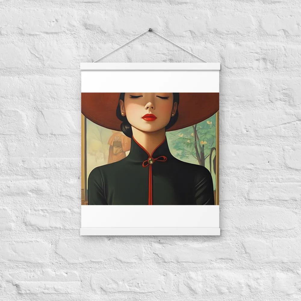 Elegance in Tranquility | Poster With White Wood Hanger | 16″×20″