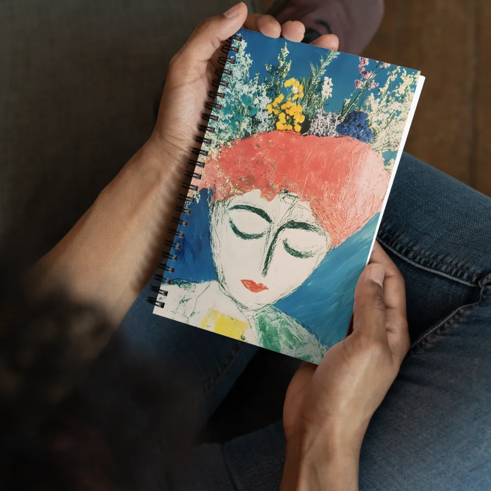 Serenity in Bloom | Spiral Notebook