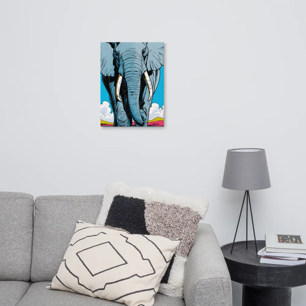 Majestic Presence: The Elephant | Canvas | 18″×24″