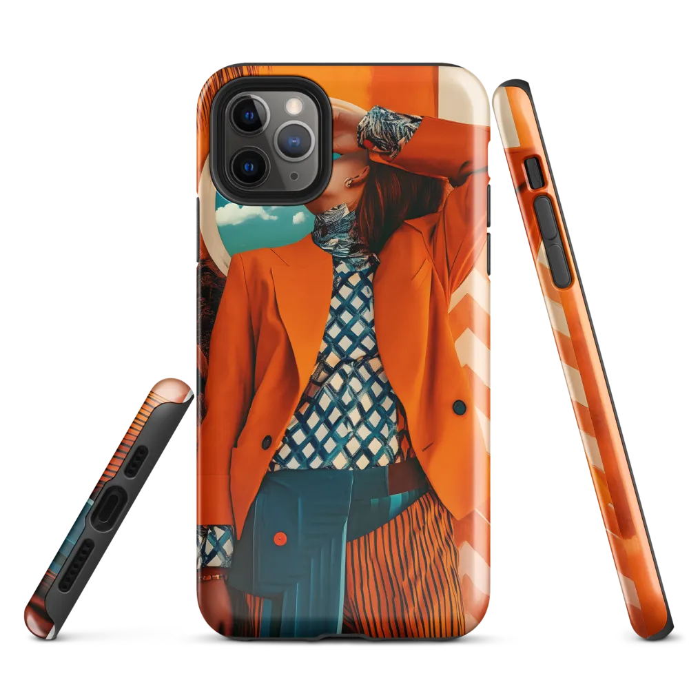 Vibrant Interplay: A Fusion of Fashion and Nature | Phone Case |  11 Pro Max | Tough Case | Glossy