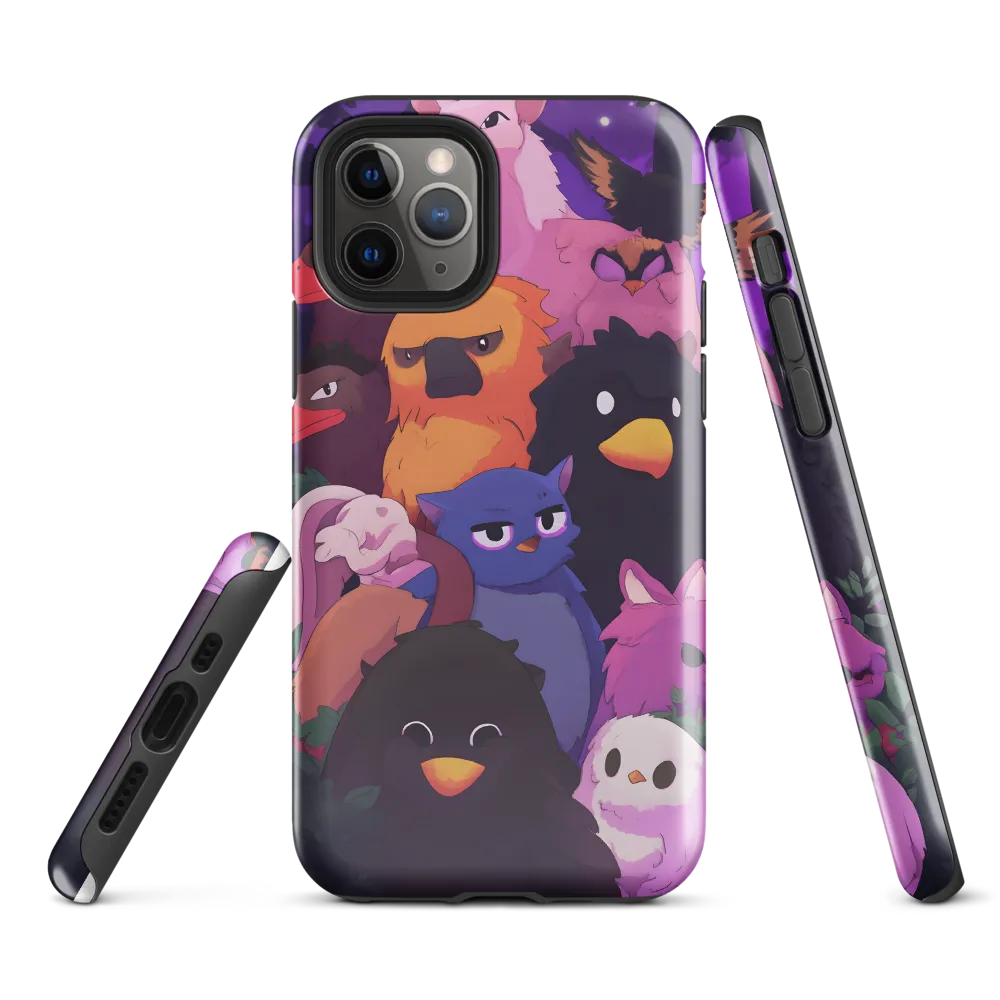 Whimsical Avian Gathering