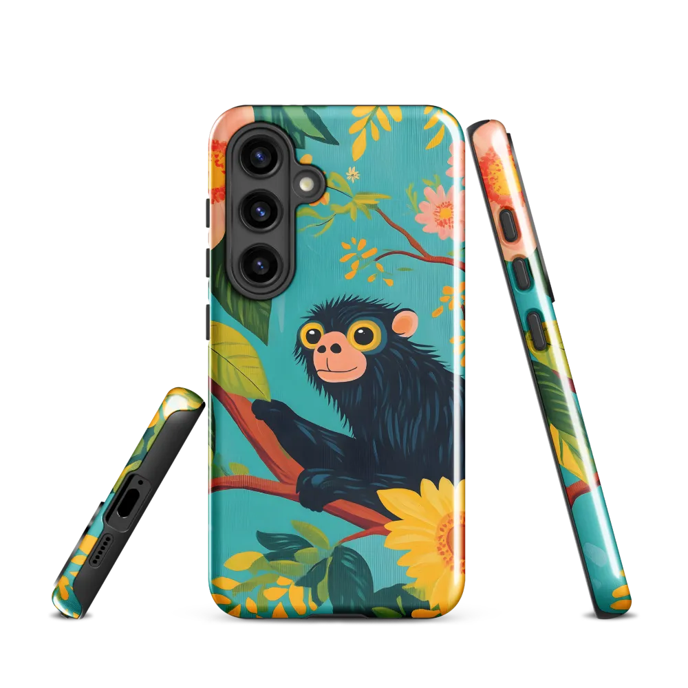 Joyful Encounter in a Floral Paradise