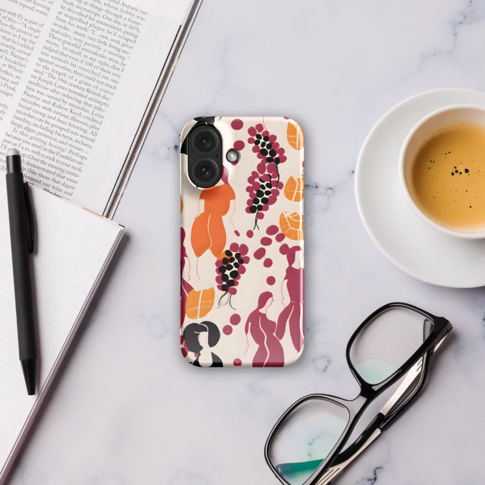 Fashion and Flora: An Abstract Dance | Phone Case