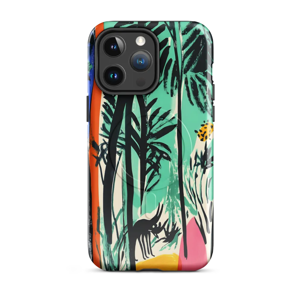 Whispers of the Jungle | Phone Case |  14 Pro Max | MagSafe® Tough Case | Glossy