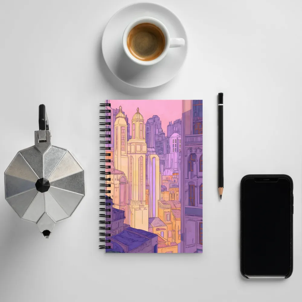 Dreamscape Towers | Spiral Notebook