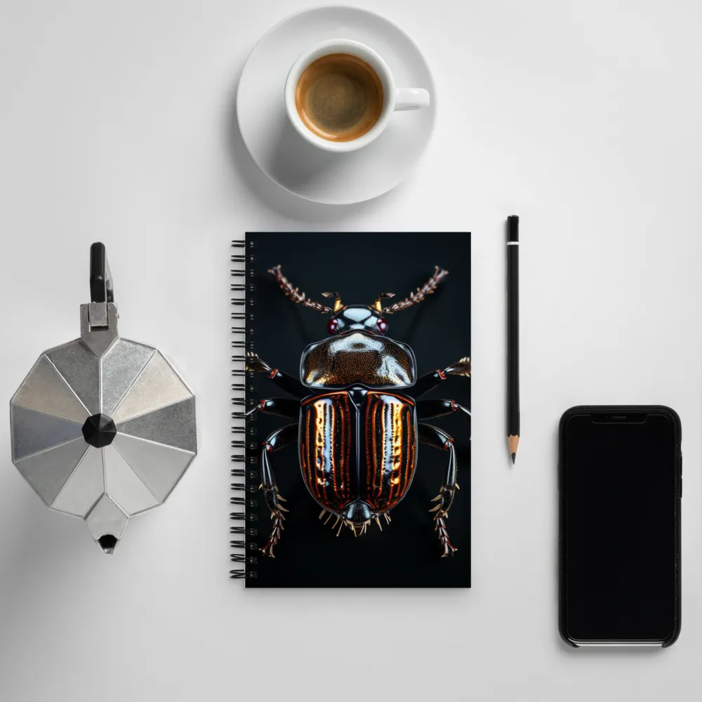 Luminous Insect Majesty | Spiral Notebook